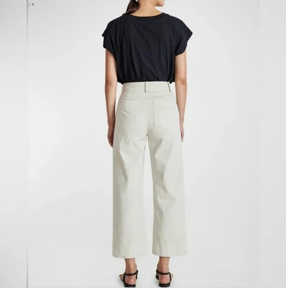 Apiece Apart Merida Wide-Leg White Pants